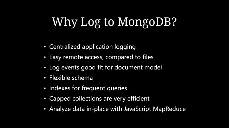 why-log-to-mongodb